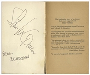Steve McQueen Signed Copy of ''The Tower'', Adapted Into the Hit Movie ''The Towering Inferno'' Starring McQueen -- Also Signed by Ali MacGraw